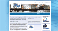 Desktop Screenshot of llyn-aquaculture.co.uk