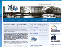 Tablet Screenshot of llyn-aquaculture.co.uk